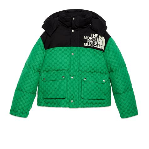 north face gucci green coat|north face gucci for sale.